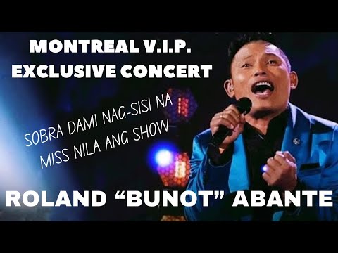 Roland "Bunot" Abante Live in Montreal - Exclusive V.I.P Show - ACOUSTIC