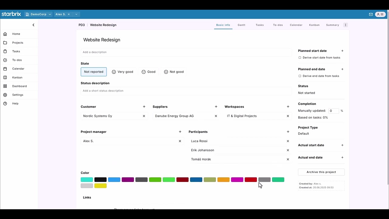 How to Create a Project