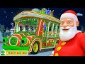 Christmas Santa Wheels on the Bus Rhyme Xmas Carols & Song for Kids