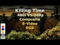 3DO Killing Time 480i VS 240p Composite S Video RGB