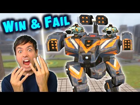 My Worst Games - WIN & FAIL - Intense War Robots Gameplay WR