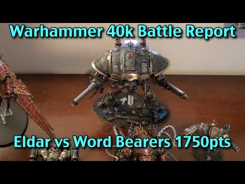 Eldar vs Word Bearers 1750pts