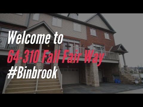 Introducing 64-310 Fall Fair Way, Binbrook, ON - Jack & Sara