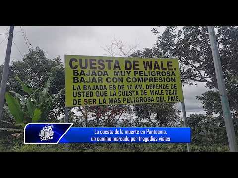 La cuesta de la muerte en Pantasma, un camino marcado por tragedias viales