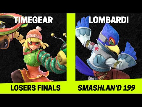 SmashLAN'd 199 Losers Finals - TimeGear (Min Min) vs Lombardi (Falco) - SSBU Tournament
