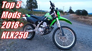Download lagu Top 5 Mods for the 2018  Kawasaki KLX250 mp3