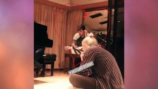 Adam Lambert in the Studio 1/30/18 with  Asia Whiteacre HD