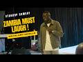 Comedian Okello Thrills The Audience In Zambia