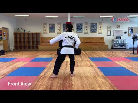 Taebaek - [ 3rd BlackBelt Form/Poomsae ]  Step by Step