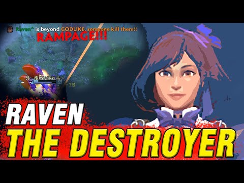 2x RAMPAGE Raven Marci Gameplay - Dota 2 Highlights