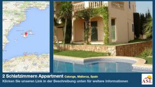 preview picture of video '2 Schlafzimmern Appartment zu verkaufen in Calonge, Mallorca, Spain'