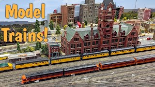 HO Scale Model Train At Discovery World Science Museum In Milwaukee, Wisconsin
