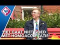 Redmer (20) komt in actie voor lhbti-gemeenschap bij regenboogbankje - OMROEP WEST