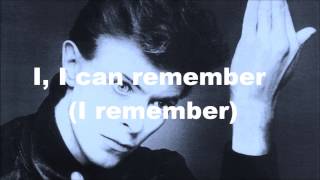 &quot;Heroes&quot; David Bowie (Lyrics)