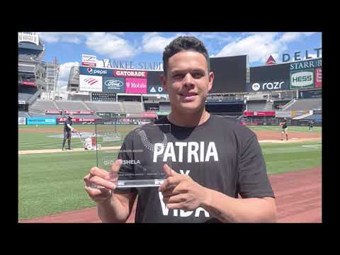 CRF 2021 Heroes Award Winner Gio Urshela