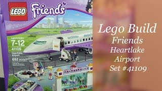 YouTube thumbnail: Let's Build - LEGO Friends Heartlake Airport Set #41109 - Part 1