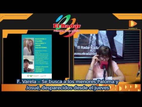 F. Varela – Se busca a Paloma (16) y Josué (14), entrevista a los padres de la menor