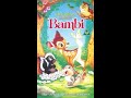 Opening To Bambi UK VHS (1994)