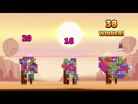 Tricky Towers - Return of the King with a 38 Piece Cadillac in Puzzle Normal