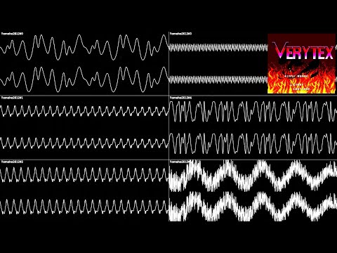 Verytex Genesis / Mega Drive - Full Soundtrack Oscilloscope YM2612