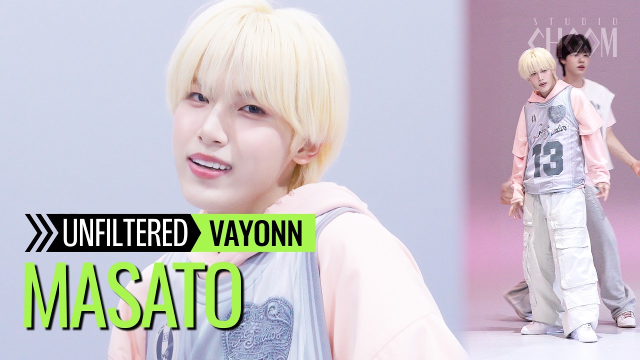[UNFILTERED CAM] VAYONN MASATO(마사토) 'MUAH!' 4K | STUDIO CHOOM ORIGINAL