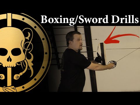 Boxing Drills for Swordfighting pt. 2 - Focus pad thrusts