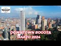 VOLANDO EN DRONE 4K - DOWNTOWN BOGOTA  MARZO 2024
