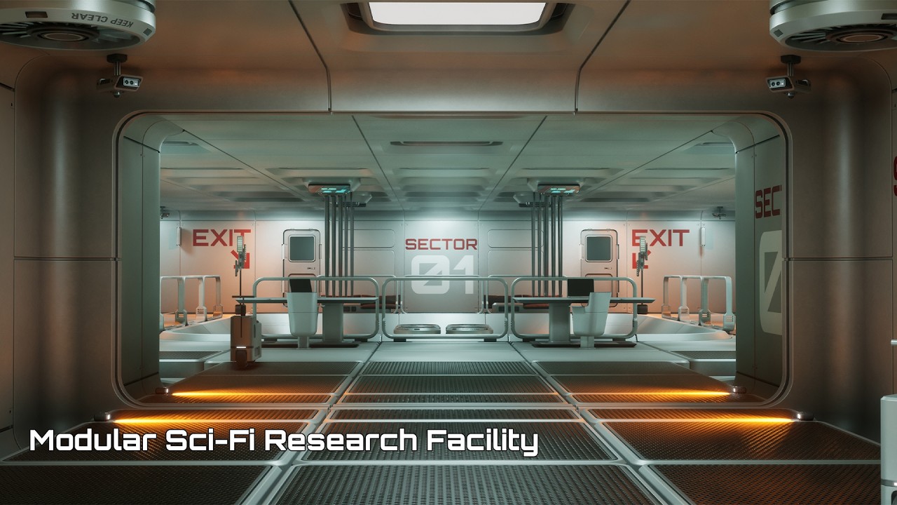 Modular Sci-Fi Research Facility