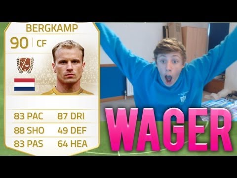 INSANE LEGEND BERGKAMP WAGER - Fifa 14 Ultimate Team LIVE