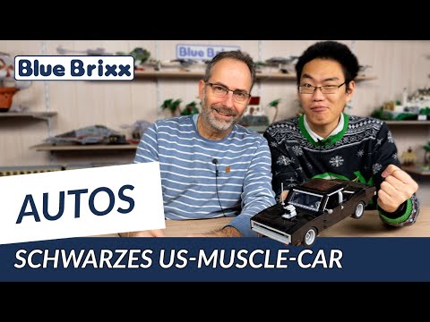Schwarzes US-Muscle-Car