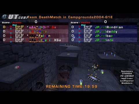 UT2004 4on4 TDM EuroCup XI Spring 2005 - aAa vs Justplay - Campgrounds - th0r^