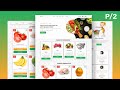 Complete Responsive Grocery Store Website Design - PHP PDO - Login & Register