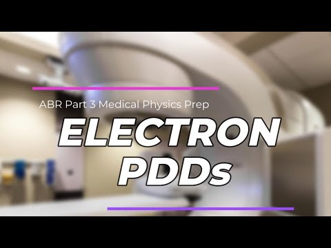 Electron Beam Percent Depth Dose Curves ABR Part 3 Med Phys Prep