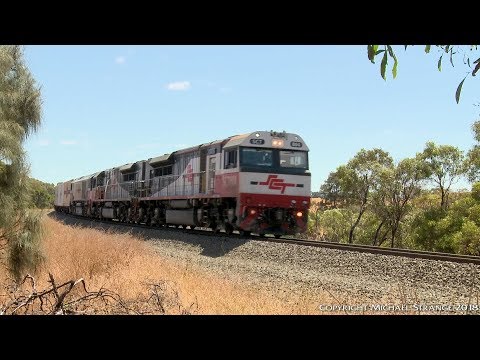 SCT PM9 Freight Train (18/12/2016) - PoathTV Australian Railways