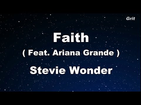 Faith feat. Ariana Grande - Stevie Wonder Karaoke 【With Guide Melody】 Instrumental