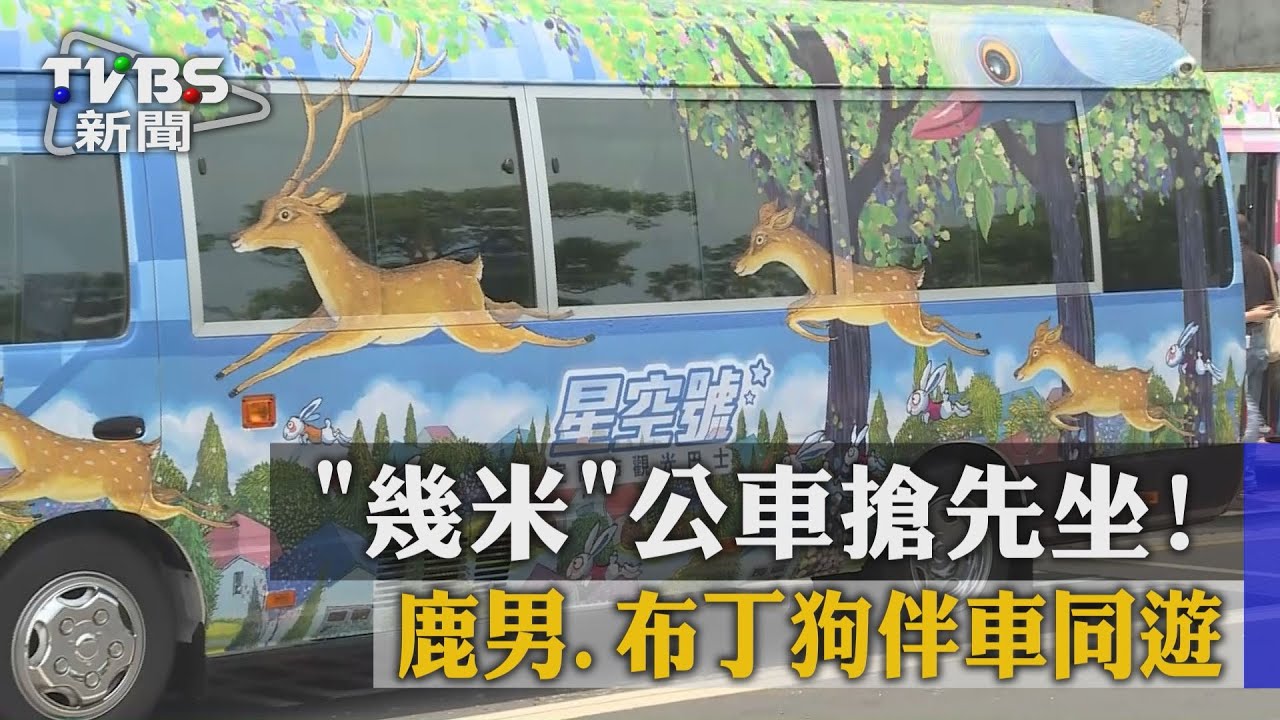 「幾米」公車搶先坐！鹿男、布丁狗伴車同遊