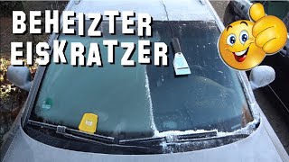 Beheizter Eiskratzer. Top oder Flop? Kurztest am vereisten Passat. #Schadenfreunde