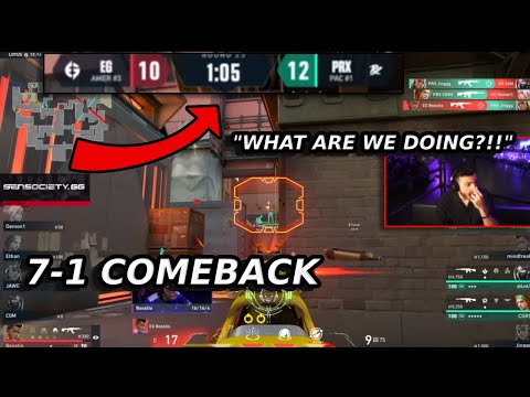 Tarik SHOCKED by Final Rounds of PRX vs EG Game 3 | VCT Masters Tokyo