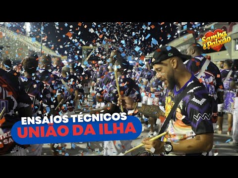 Ensaios Técnicos 2023 | Super Esquenta Bateria Baterilha União da Ilha do Governador ❤️🤍💙🥁