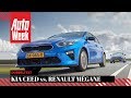 Kia Ceed vs. Renault Mégane - AutoWeek Dubbeltest - English subtitles