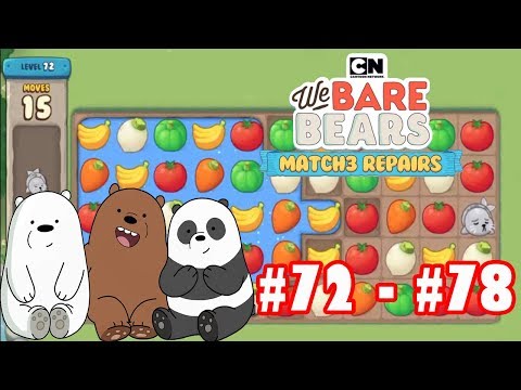 We Bare Bears: Match3 Repairs - Ice Bear Rescue Seal Comeback Sea (Cartoon Network Games)