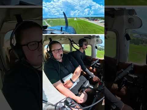 Student pilot nails short field landing
