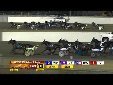 Meadowlands February 27, 2016 - Race 13 - Kingofthejungle