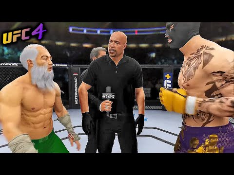 Old Bruce Lee vs. Professional Criminal (EA sports UFC 4)