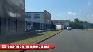 Driving directions to the training centre