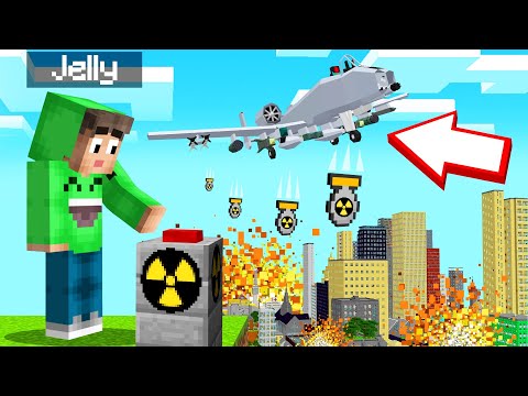 Dangerous Airstrikes in Minecraft! Jelly