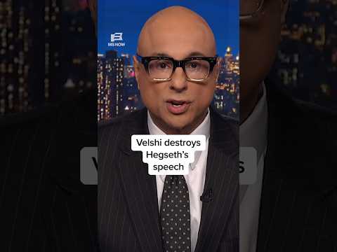 Velshi destroys Hegseth's speech