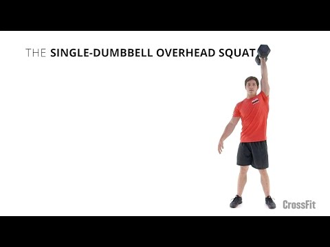 The Single-Dumbbell Overhead Squat