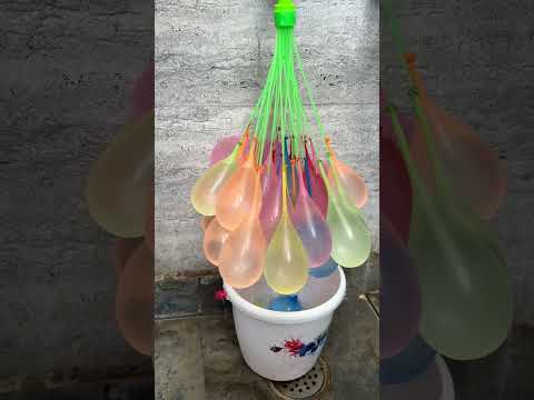 How to Fill 111 in 1 Holi Water Balloons 🎈 like a Pro #balloon #waterballon