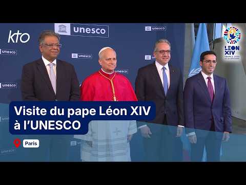 Visite du pape Léon XIV à l’UNESCO
